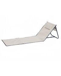 Strandliege/Strandmatte, faltbar, inkl. Tasche (beige)