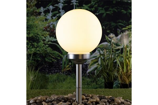  LED Solar- Kugellampe, Ø ca. 30 cm