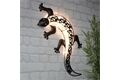  Solar Wandlicht Gecko mit 10 LED