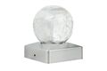  LED-Solar-Zaunbeleuchtung mit Crackle-Glas