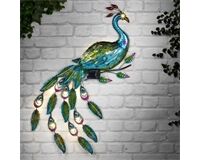 LED-Solar-Wandlicht, Pfau