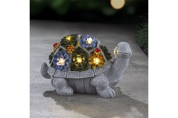  Solarbeleuchtete Schildkrötenstatue