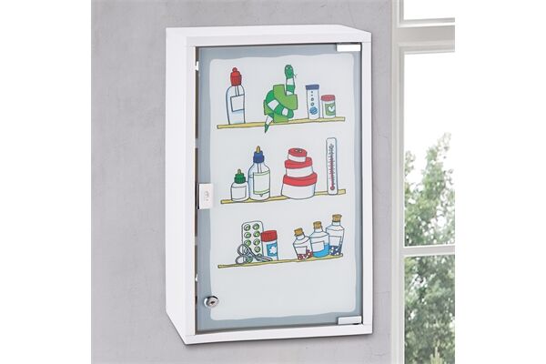  Medizinschrank, bedruckt
