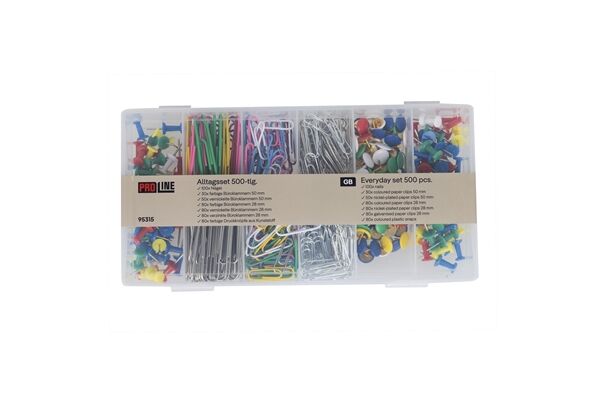  Alltagsset, Sortiment, 500-tlg.