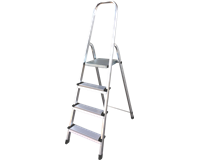Aluminium Stufenleiter, 4 Stufen