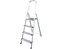 Aluminium Stufenleiter, 4 Stufen
