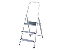 Aluminium Stufenleiter, 3 Stufen