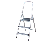 Aluminium Stufenleiter, 3 Stufen