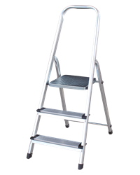 Aluminium Stufenleiter, 3 Stufen
