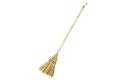  Kinderstrohbesen mit Holzstiel