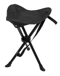 3-Bein Hocker (schwarz)