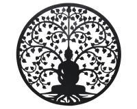 XXL-Wanddeko, Buddha Lebensbaum