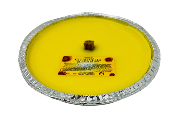 Citronella-Kerze in Alu-Schale,160 g, 8h, Ø 15,5cm