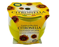 Citronella-Kerze im Glas, 120 g, 25 h
