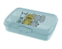 Lunchbox, 3 Freunde (Zoo), mit Trennfach