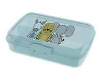 Lunchbox, 3 Freunde (Zoo), mit Trennfach