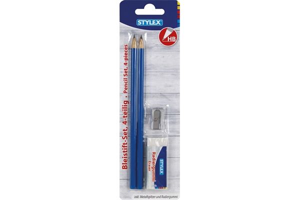 STYLEX Bleistift-Set, 4-teilig