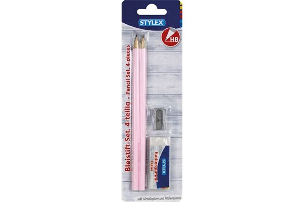 STYLEX Bleistift-Set, 4-teilig