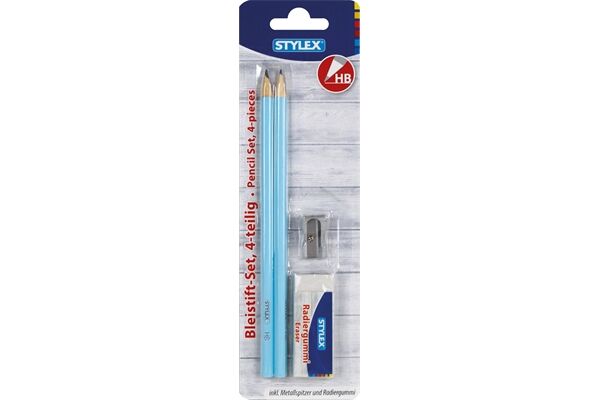 STYLEX Bleistift-Set, 4-teilig