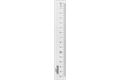 STYLEX Lineal, Kunststoff, transparent, 15 cm