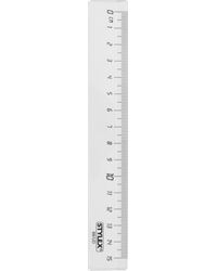 STYLEX Lineal, Kunststoff, transparent, 15 cm