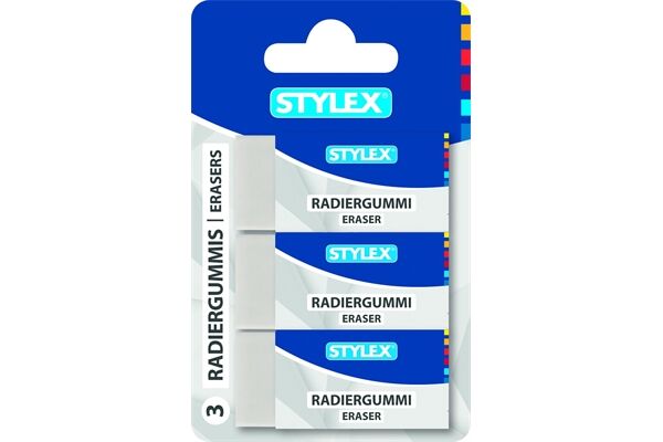 STYLEX Radiergummi, 3 Stück