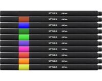 STYLEX Fineliner, 10 Stück, im Etui