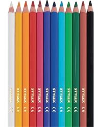 STYLEX Buntstifte, Dreikant, Jumbo, 12 Stück