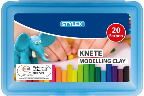 STYLEX Knete, 20 Stangen in der Box