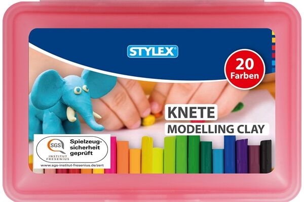 STYLEX Knete, 20 Stangen in der Box