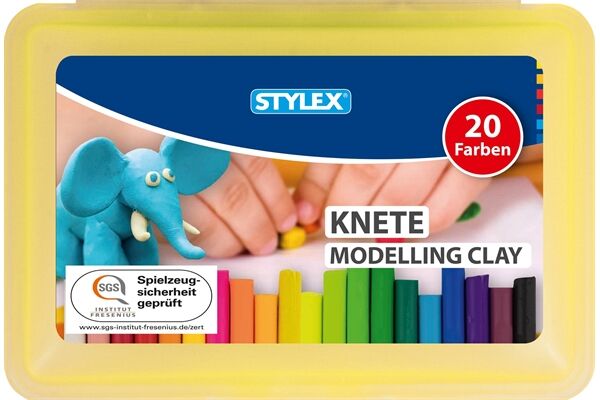 STYLEX Knete, 20 Stangen in der Box