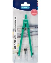 STYLEX Geozirkel aus Metall, mit Minendose