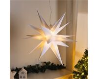 LED-Weihnachtsstern, weiß, ca. Ø 56 cm (weiß)