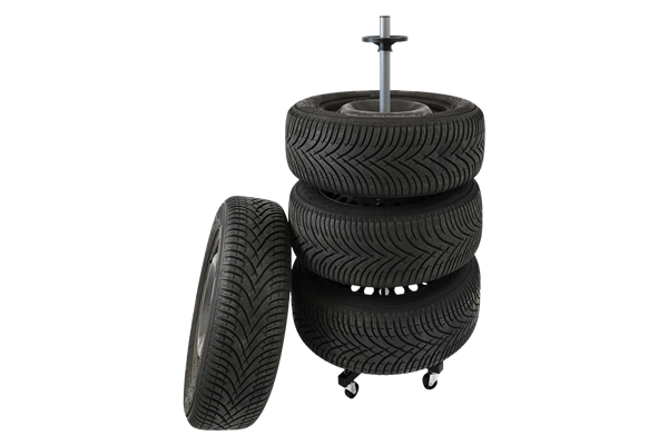  Felgenbaum mit Rollen