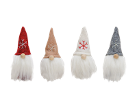 Wichtel aus Filz/Plüsch, 4 x 10 x 4 cm