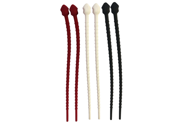 Kabelbinder Silikon 6er Pack