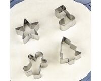 Ausstechformen, 4er-Set aus Edelstahl