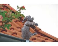 Dachrinnenfigur Schlafwandler, 19 x 10 x 38 cm