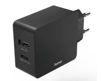 Ladegerät, USB-C (PD/QC) + USB-A, 30 W