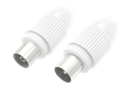  Koax-Set Stecker & Kupplung – klemmbar