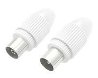 Koax-Set Stecker & Kupplung – klemmbar