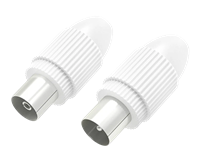 Koax-Set Stecker & Kupplung – klemmbar