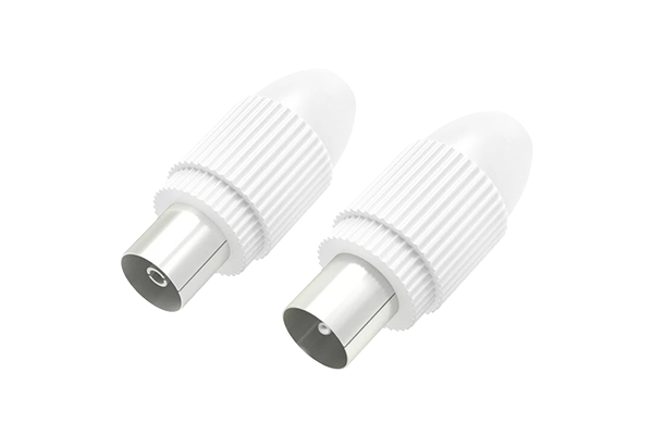 Koax-Set Stecker & Kupplung – klemmbar