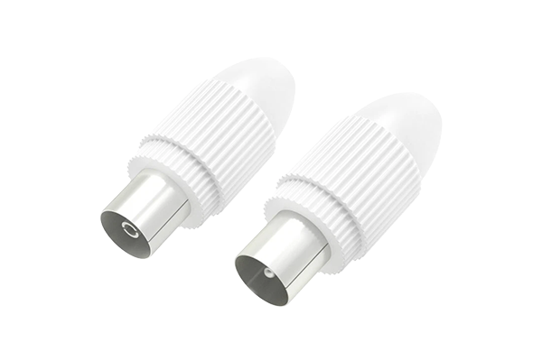 Koax-Set Stecker & Kupplung – klemmbar