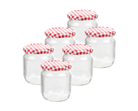 Einmachglas 425 ml, rund, 6er Set