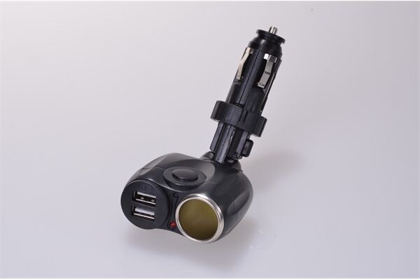 Filmer 12/24 V Auto-Steckdose, 2 x USB Anschlüsse