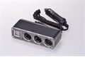 Filmer 12 V Auto- 3er Steckdose/ 2 x USB, ABS