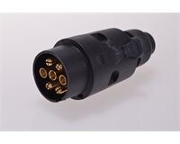 Filmer 12 V Anhänger-Steckdose, PA6, 7-polig (schwarz)