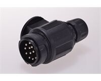 Filmer 12 V Anhänger-Steckdose, PA6, 13-polig (schwarz)