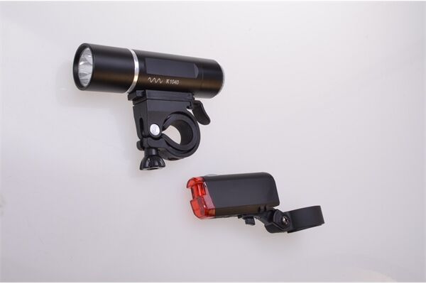 Filmer LED Fahrradbeleuchtungs-Set, 15 LUX